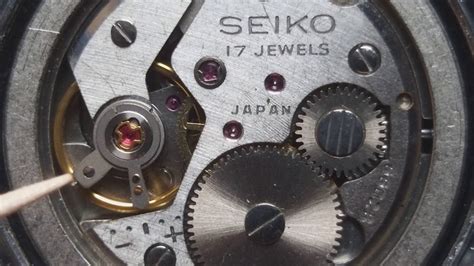 adjusting mechanical watch speed.